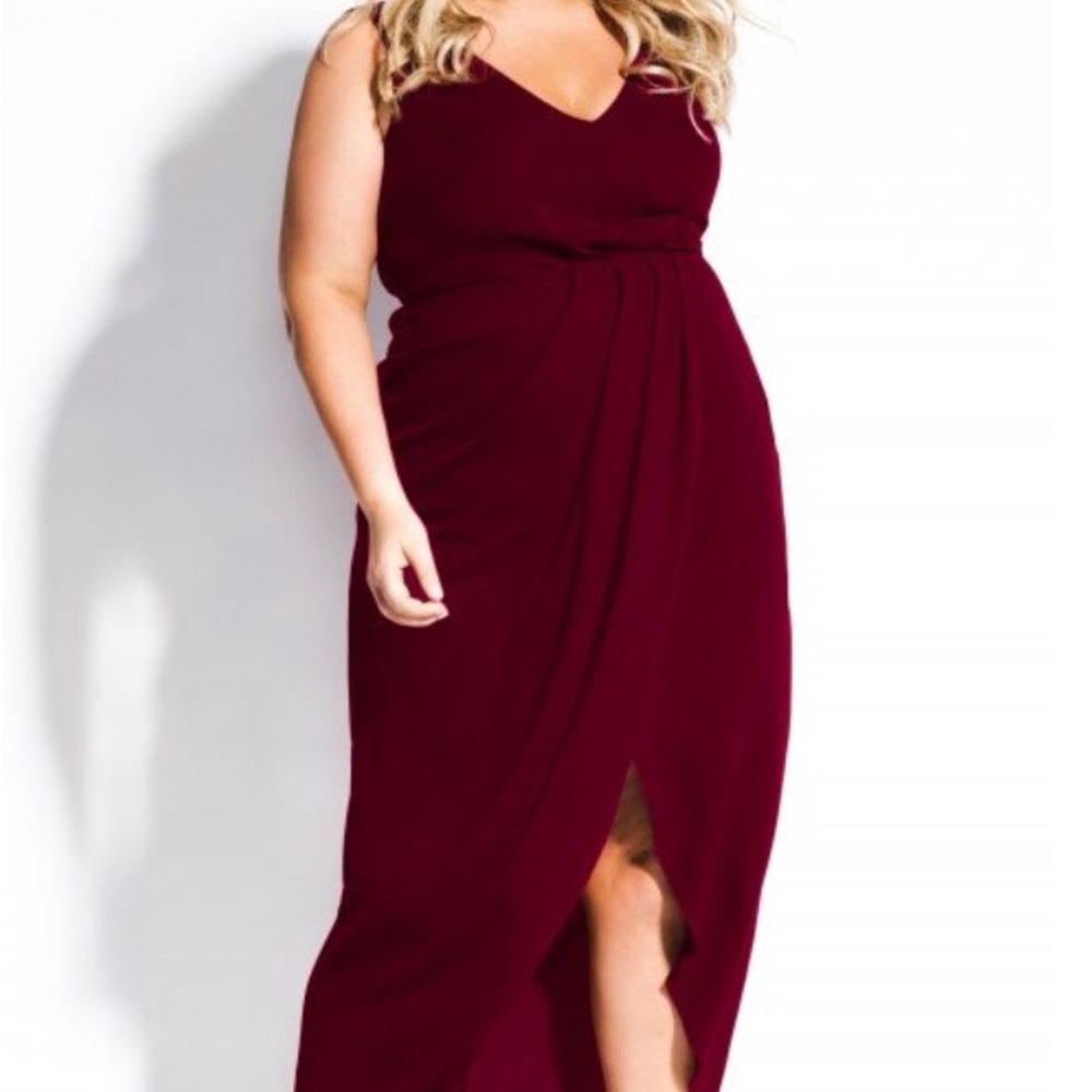 NWT City Chic Cherish Maxi Dress, Size 18, M